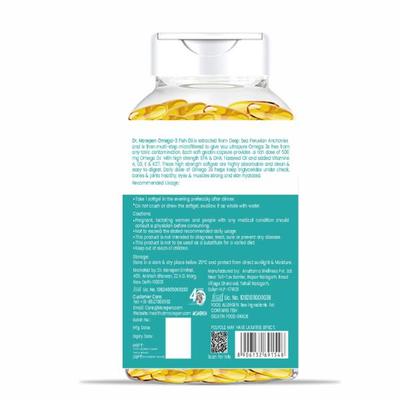 Dr. Morepen Omega 3 Deep Sea Fish Oil Capsule 60's - Omega Fish Oil Fatty Acids