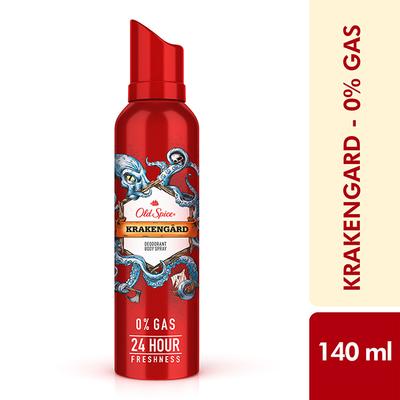 Old Spice Krakengard 0% Gas Deodorant Body Spray 140 ml - Men Deodorants/Roll-Ons