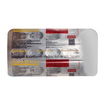 SITAWOK M XR 500 Tablet 15's - Diabetes-Ant