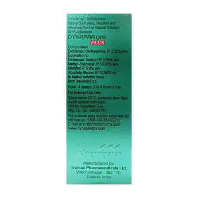 DYNAPAR QPS PLUS Topical Solution 7.5ml - Pain relief-Nsa
