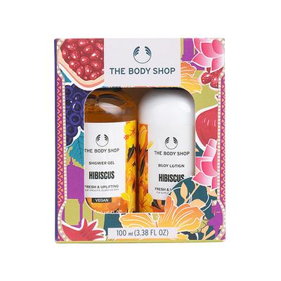 The Body Shop Hibiscus Shower Gel & Body Lotion Gift Set 100 ml - Bath Kits & Sets