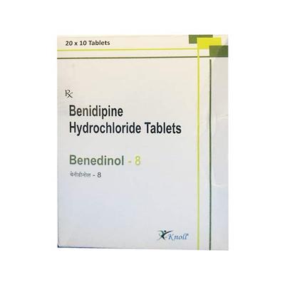 BENEDINOL 8 Tablet 10's - Hypertension-Cal
