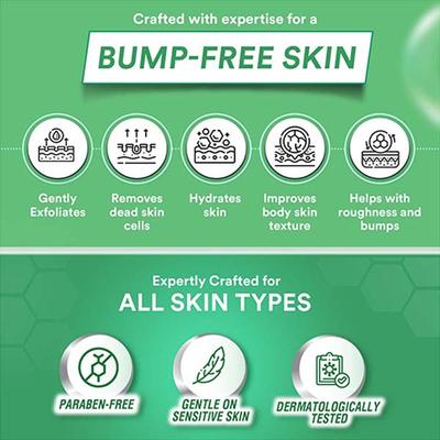 Lacto Calamine 1% Salicylic Acid Body Wash Cica, Aloe Vera, Natural Scrubbing Bead for Body Acne 250 ml - Shower Gels & Body Wash