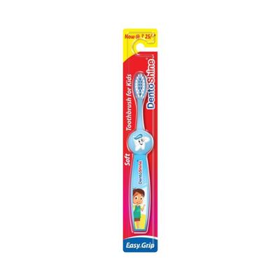 Dentoshine Easy Grip Toothbrush for Kids Blue 100 gm - Toothbrushes
