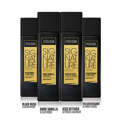 Axe Signature Gold Dark Vanilla & Oud Wood Perfume 80 ml - Men Deodorants/Roll-Ons