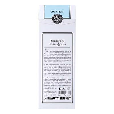 Scentio Milk Plus Organic Skin Refining & Whitening Scrub 100 ml - Scrubs & Exfoliants
