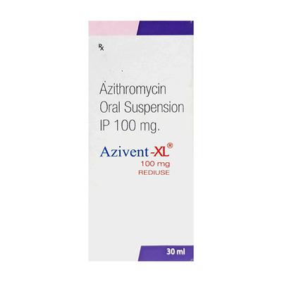 AZIVENT XL 100 MG REDIUSE Oral Suspension 30ml - Bacterial Infections-Mac