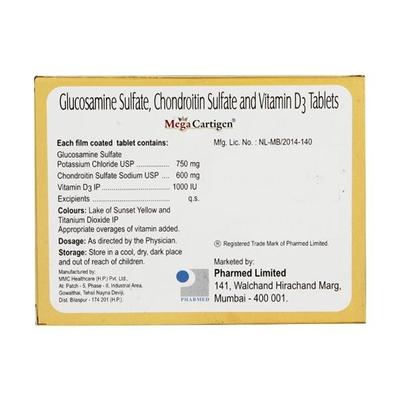 Mega Cartigen Tablet 10'S - Supplements-Vam