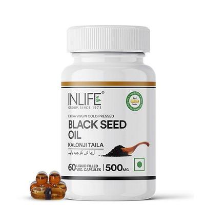 INLIFE Black Seed Oil Capsules 60's - Vital Health