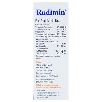 Rudimin Drops 30ml - Supplements-Vmp