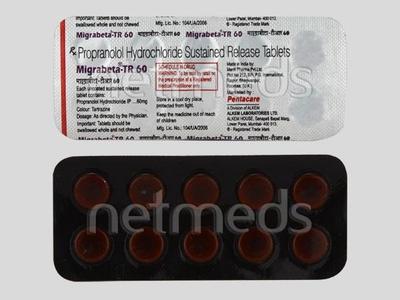 Migrabeta TR 60mg Tablet 10'S - Hypertension-Bet