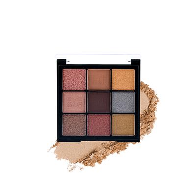 Miss Rose 9 Color Matte & Shimmer Nude Eyeshadow Palette 7001 - 486Z1 04 23.4 gm - Face Palettes