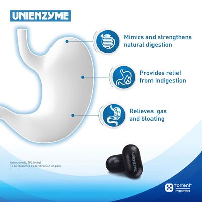 Unienzyme Tablet 15'S - Digestive Health