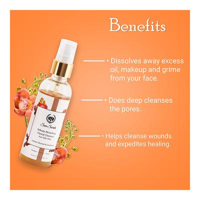 Seer Secrets Lemon Shorea Cinnamon Sebum Retarding Facial Cleanser 100 ml - Face Creams