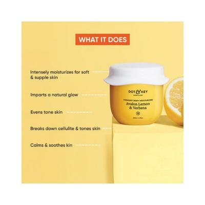 Dot & Key Yoghurt Body Moisturizer Avalon Lemon & Verbena 200 ml - Creams/Oils/Lotions
