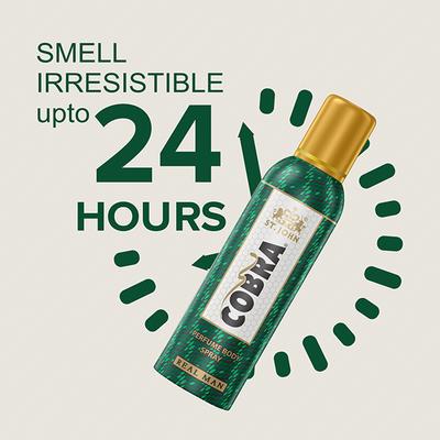 St. John Cobra Real Man Body Spray 100 ml - Men Deodorants/Roll-Ons