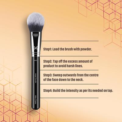 Miss Claire M41 - Large Powder Brush (Chrome) 1's - Face Brush