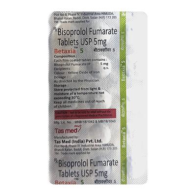 BETAXIA 5 Tablet 15's - Hypertension-Bet