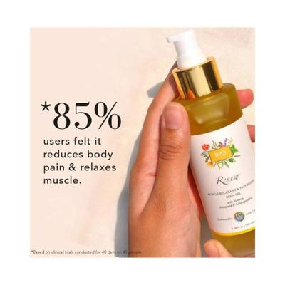 Ras Luxury Skincare Renew Muscle Relaxant & Pain Relief Body Oil 100ml - Massage Oils