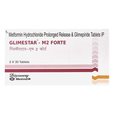 Glimestar M2 Forte Tablet 30'S - Diabetes-Ant