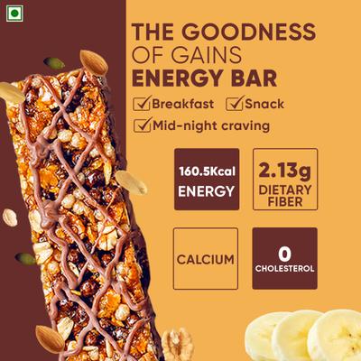 Fitspire Fit Nutrition Energy Bar Banana Chocolate 35 gm - Nutritional Bars