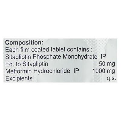 SITALONG M 50/1000 Tablet 15's - Diabetes-Ant