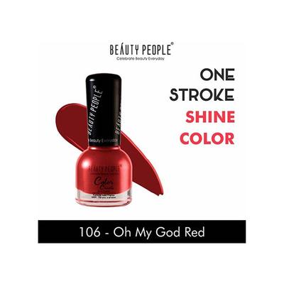 Beauty People Color Crush Nail Polish 106 Oh My God Red 12 ml - Nail Polish