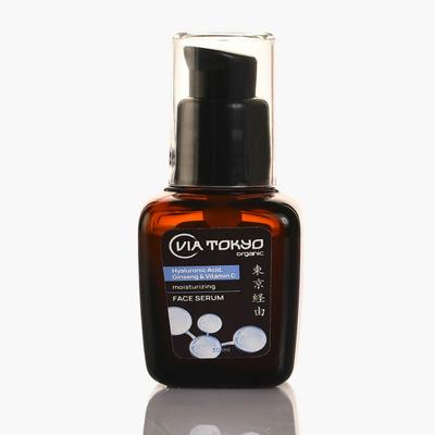 VIA TOKYO ORGANIC Ginseng & Hyaluronic Acid Vit C Face Serum, Moisturizing, No Sulphates, No Paraben 30 ml - Face Serum