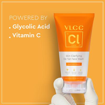 VLCC Clinic Skin Clarifying De-Tan Face Wash 150 ml - Face Wash & Cleansers