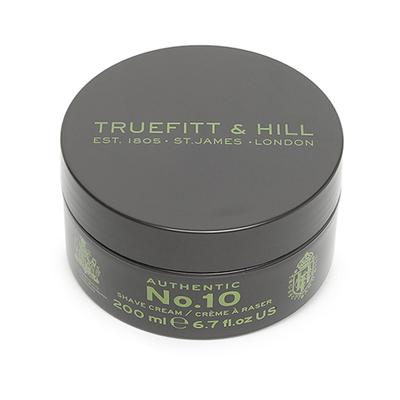 Truefitt and Hill Authentic No 10 Finest Shaving Cream Essential Grooming Skin 200gm - Shaving Creams
