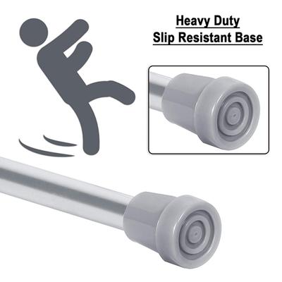 MCP Jindal Height Adjustable Walking Stick - Silver - Wheelchairs & Walking Sticks