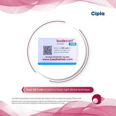 Budecort 200 Inhaler 200Md - Asthma/COPD-Ast