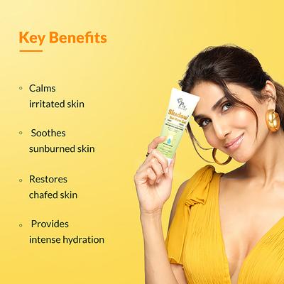 Fixderma Shadow Sun Burn Gel with 20% Aloe Vera Gel & Vitamin E Sunburn Cream for Face 75 gm - Face Packs
