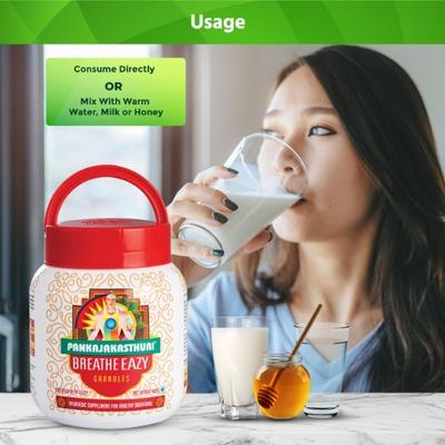 Pankajakasthuri Breathe Easy Granules 400 gm - Speciality Medicines