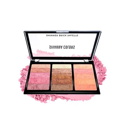 Sivanna Colors Shimmer Brick Palette - HF389 01 20 gm - Face Palettes