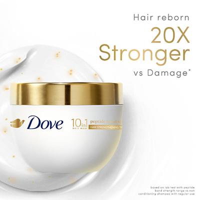 Dove Peptide Bond Strength Hair Treatment Mask 300 ml - Hair Masks & Packs