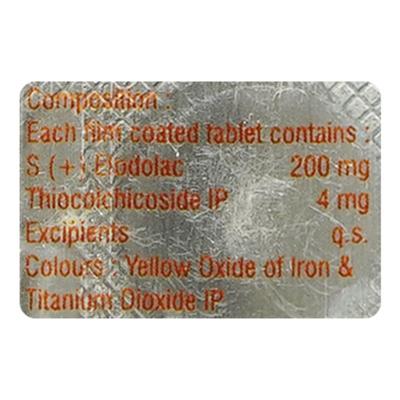 SETOLAC MR 200 Tablet 10's - Muscle Spasm-Mus