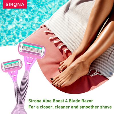 Sirona Reusable 4 Blade Razor - Aloe Boost 1's - Shaving & Hair Removal