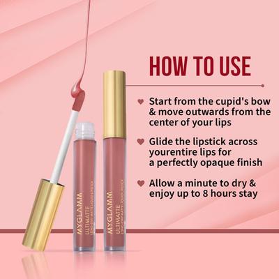 MyGlamm Ultimatte Long Stay Matte Liquid Lipstick-Mocha Icon 2.5 ml - Lipsticks
