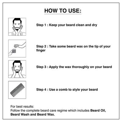 The Man Company Beard Wax - Almond & Thyme 50 gm - Beard Wax