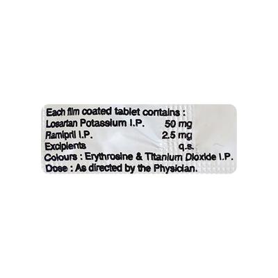 Loram 2.5mg Tablet 10'S - Hypertension-ACE