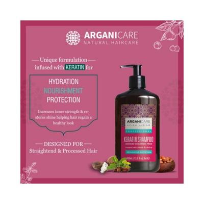 Arganicare Natural Color Care Luxury Treatment Set Shampoo Conditioner Serum and Masque 1400ml 4's - Shampoos