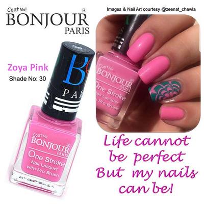 Bonjour Paris Coat Me Satin Matte Nail Polish - Baby Pink 9 ml - Nail Polish