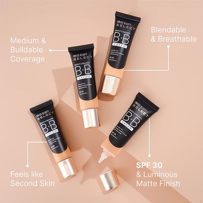 Swiss Beauty Select Bright and Balance Multifunctional Bb Cream With Spf 30 My Cinnamon 30 gm - Foundation