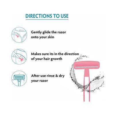 Vi-John Women Feather Touch Bikini Line Trimming Razor 1's - Hair Removal Cream