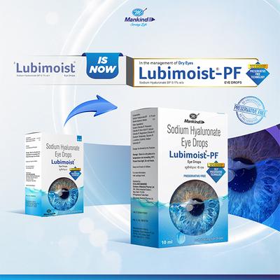 LUBIMOIST PF PRESERVATIVE FREE Eye Drops 10ml - Dry Eye-Olt