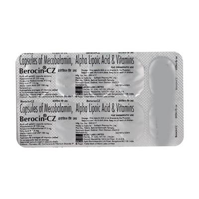 Berocin CZ Capsule 10'S - Supplements-Vam