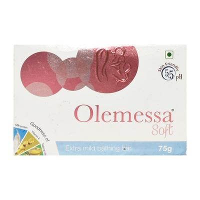 Olemessa Soft Extra Mild Bathing Bar 75gm - Dry Skin-Oth