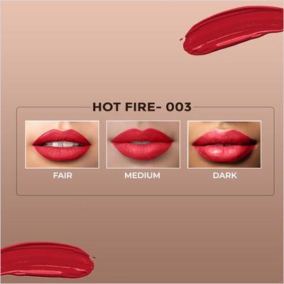 Colorbar Powerkiss Vegan Matte Lipcolor - Hot Fire 5 ml - Liquid Lipsticks