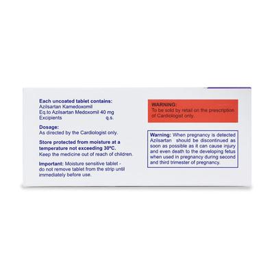 Altoran 40mg Tablet 10'S - Hypertension-Ang